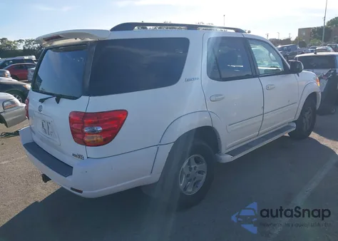 2001 Toyota Sequoia Limited V8 from USA, damaged, VIN 5TDZT38A71S025330